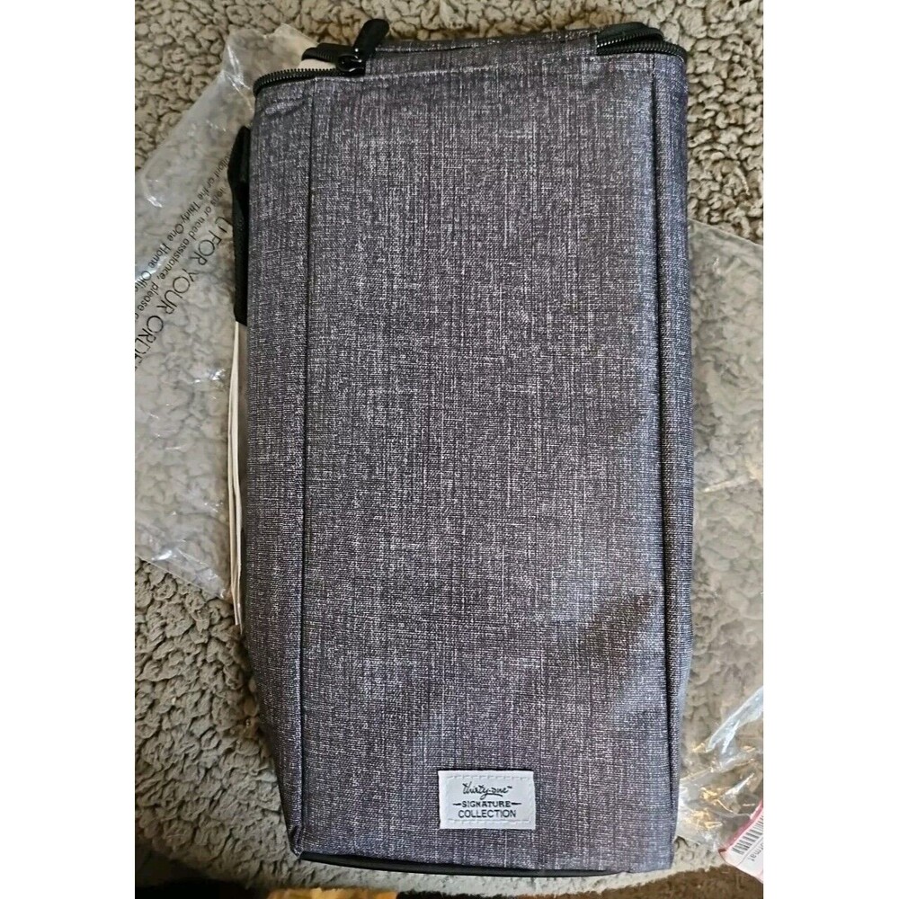 Thirty-One Small Thermal Insert 569A Charcoal Crosshatch NIP - Picture 3 of 3